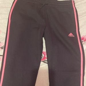 I’m selling a pink adidas sweatpants